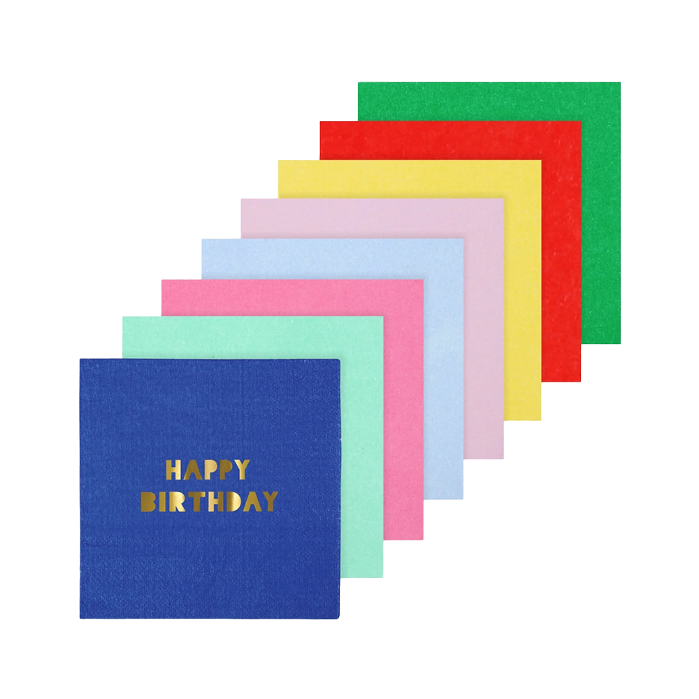 Happy Birthday Small Napkins