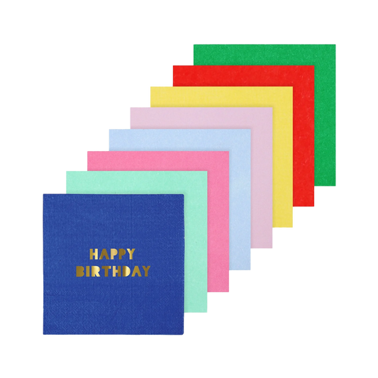 Happy Birthday Small Napkins