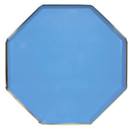 Bright Blue Dinner Plate