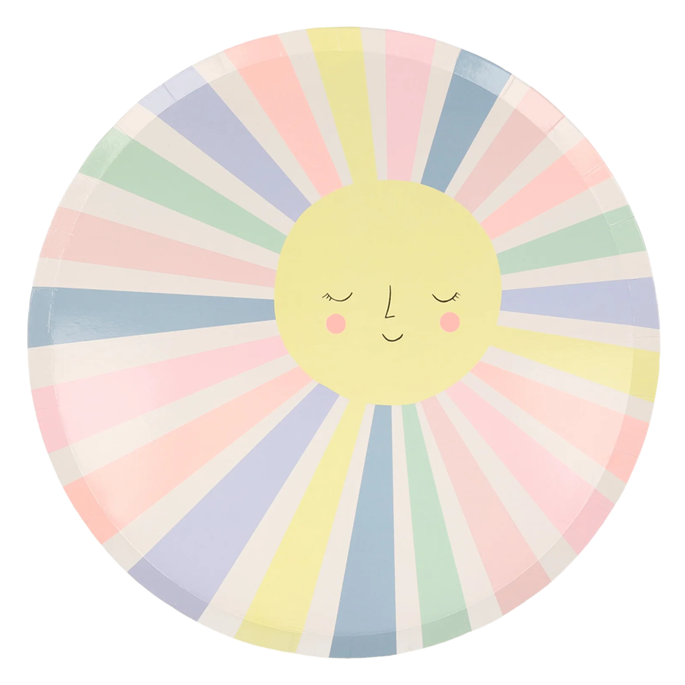 Rainbow Sun Dinner Plate