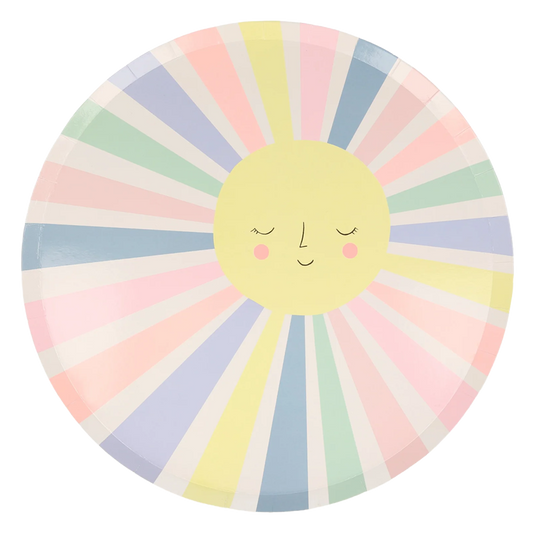 Rainbow Sun Dinner Plate