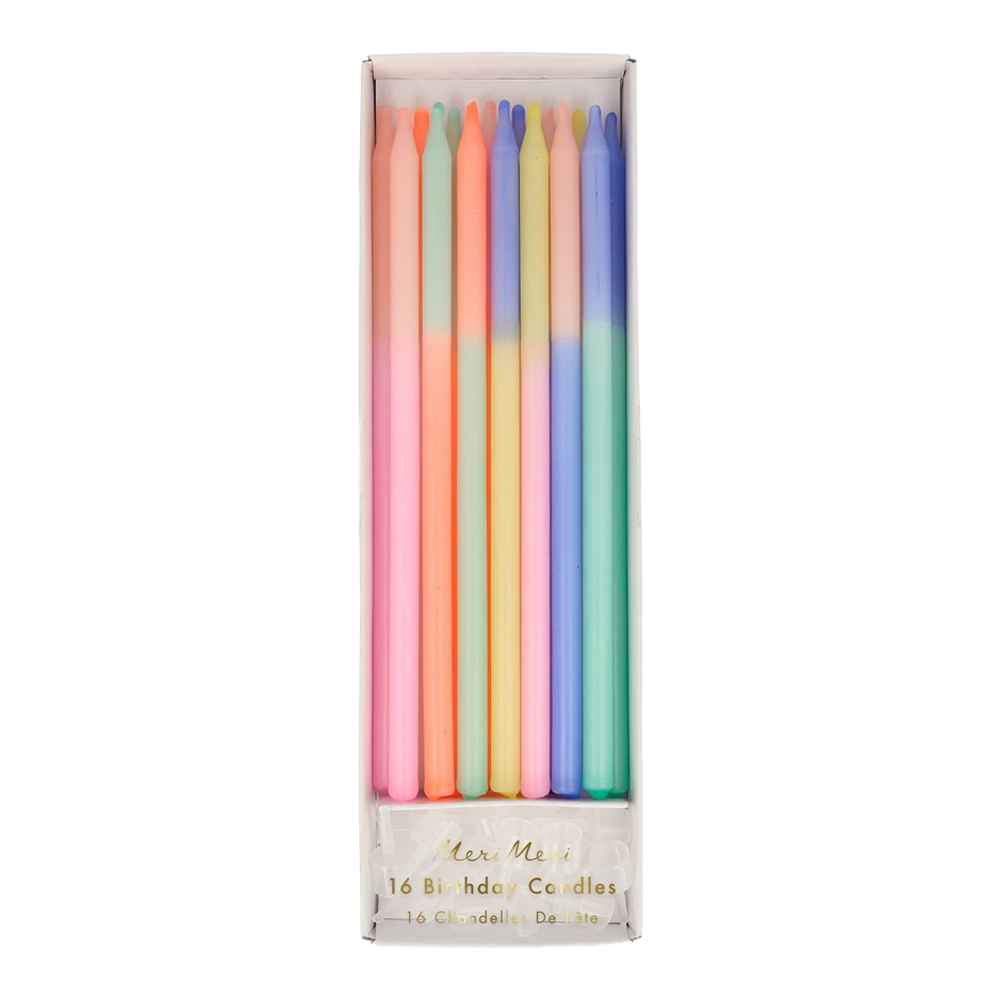 Multicolor Color Block Candles