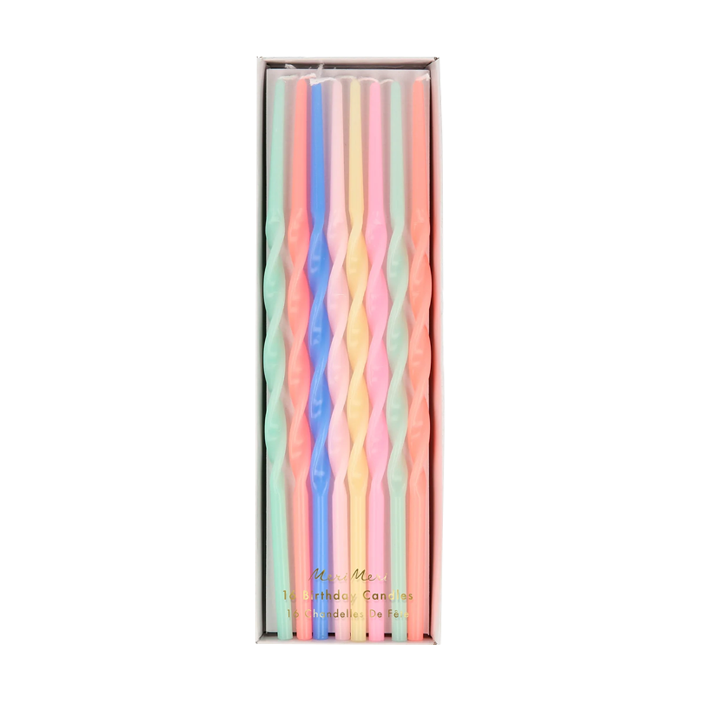 Multicolor Twisted Long Candles