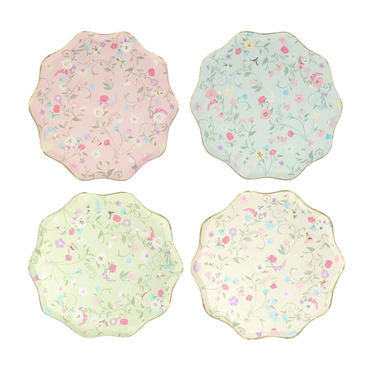 Ladureé Paris Floral Side Plate