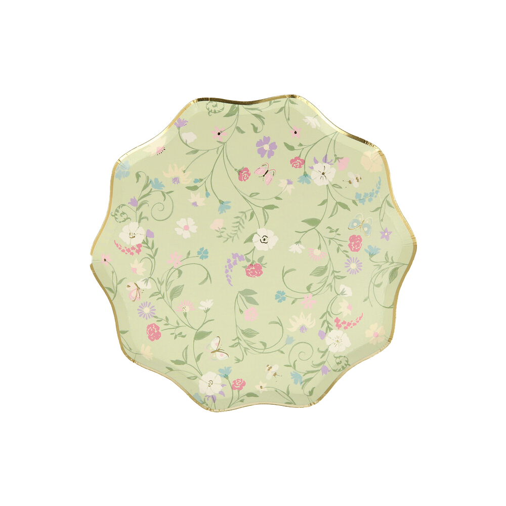 Ladureé Paris Floral Side Plate
