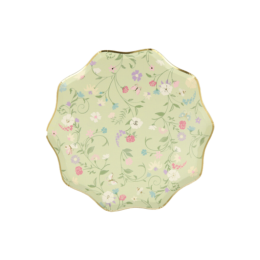 Ladureé Paris Floral Side Plate