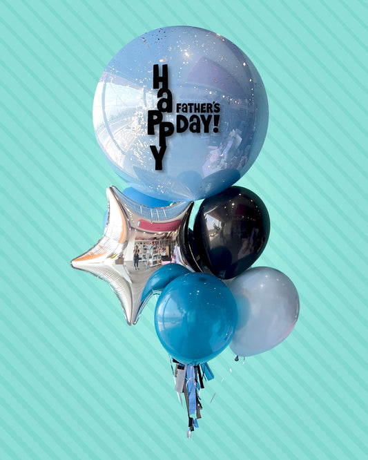 Bouquet jumbo Dia del Padre - Globo Glitter