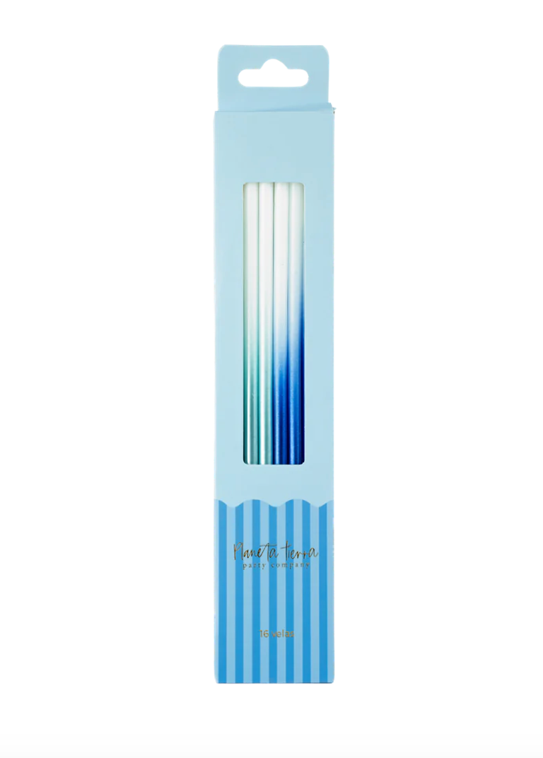 Velas Ombre Azul