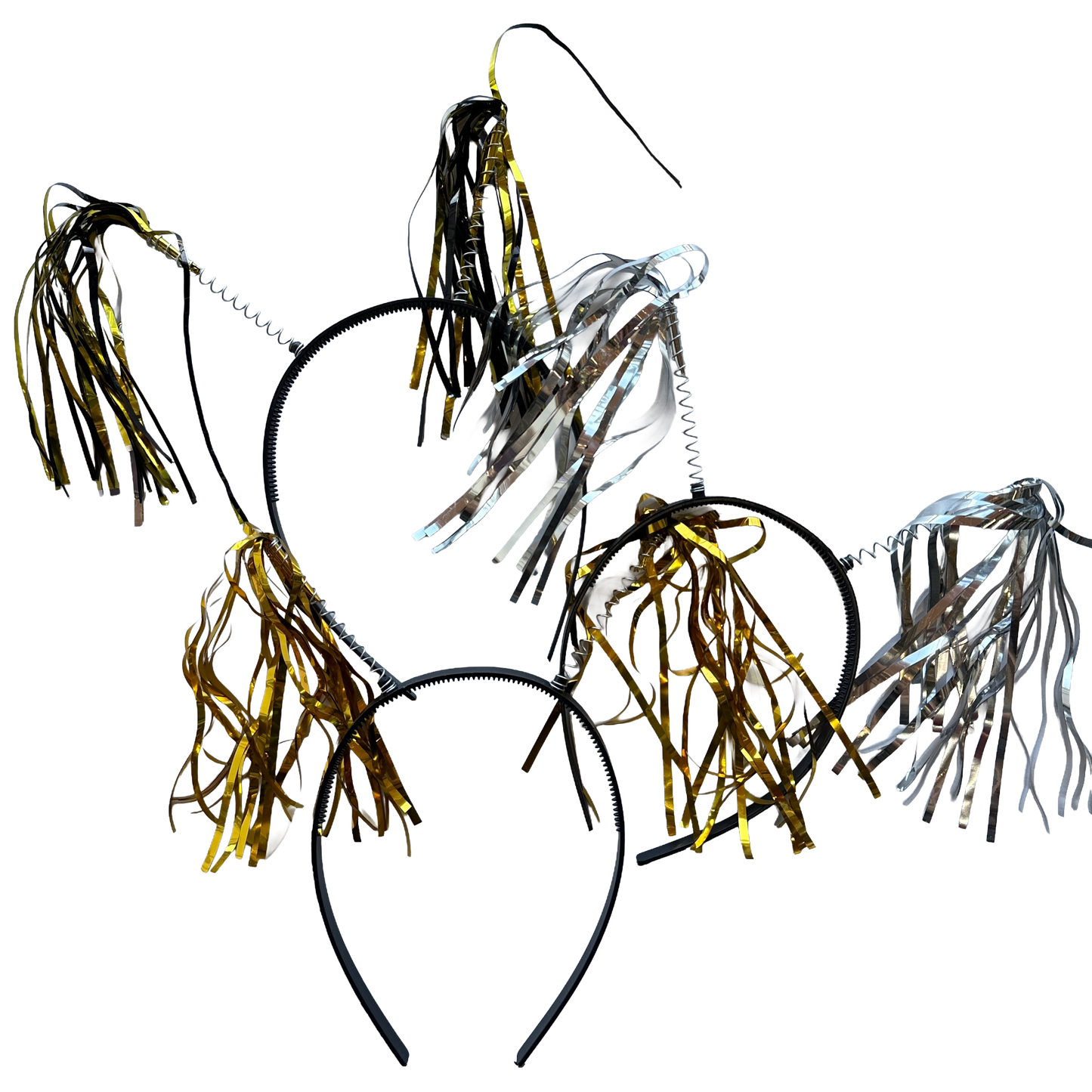 Diadema de Tiras Metálicas