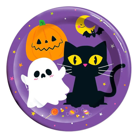 Plato Pastel Happy Halloween