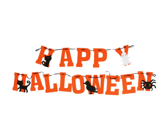 Banner Happy Halloween Fieltro