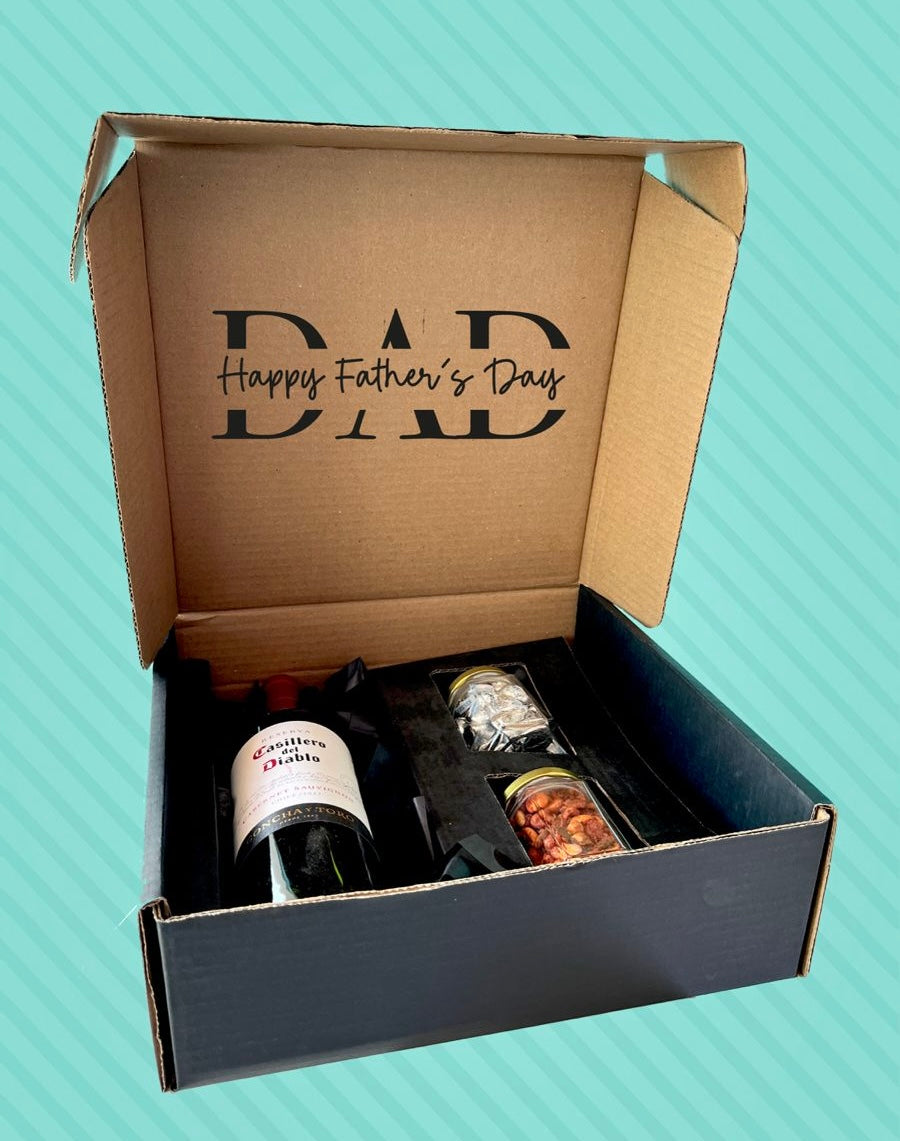 Caja Sorpresa - Father’s Day  - Botella y Botana