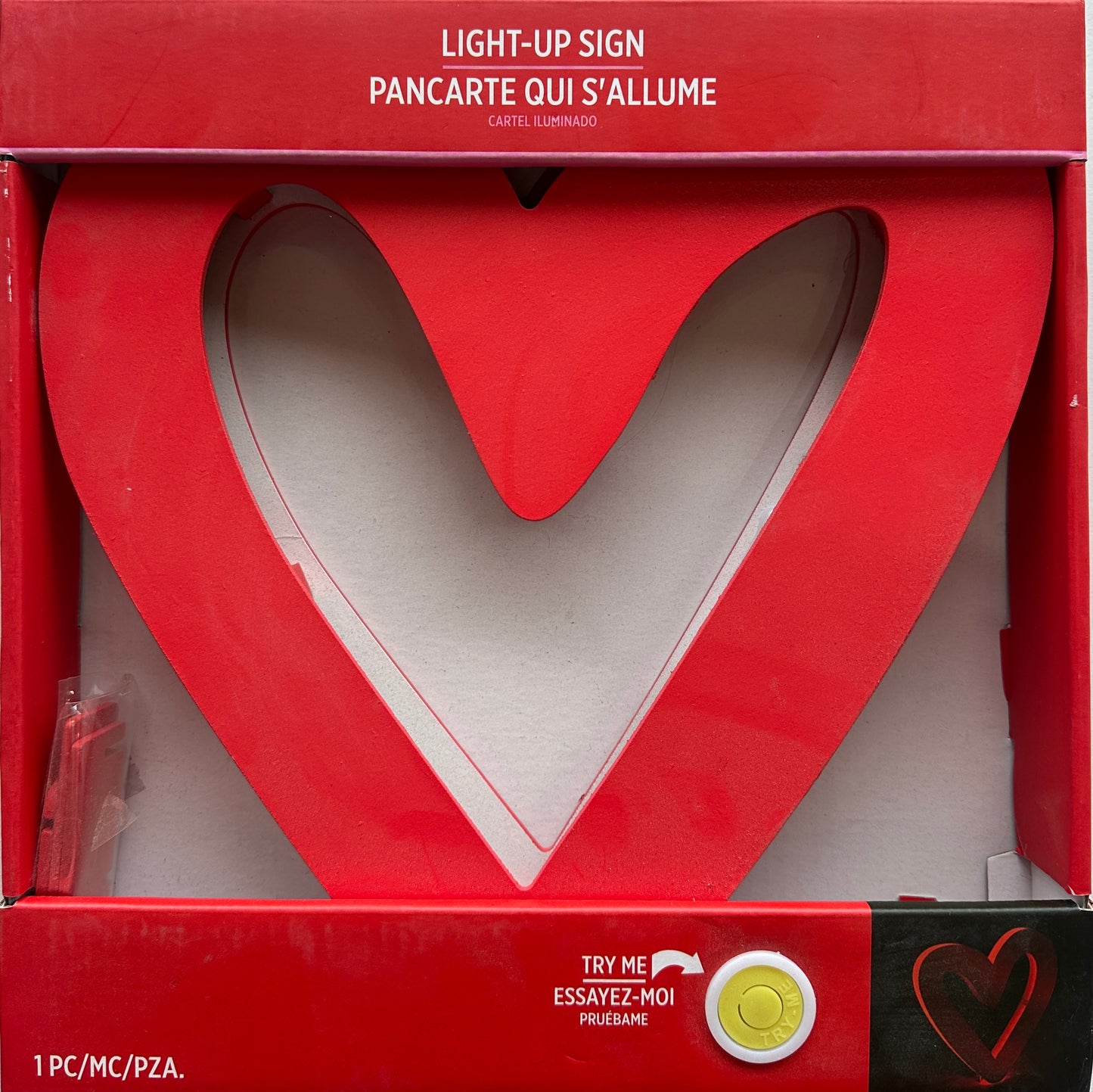 Heart Light Up Sign