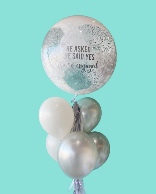 Bouquet Engaged Glitter