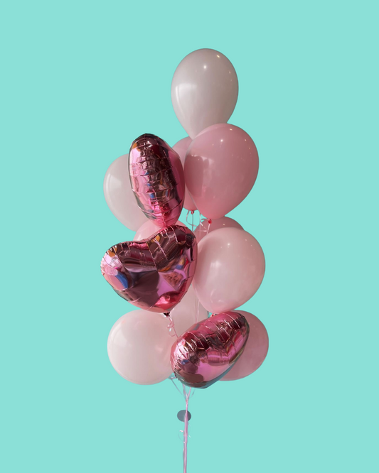 Bouquet Látex y Corazones