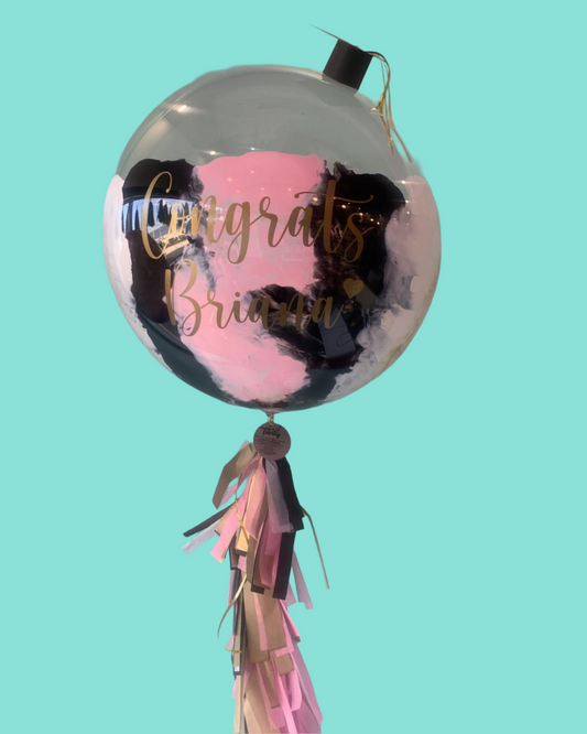 Burbuja con Pintura Rayas Verticales