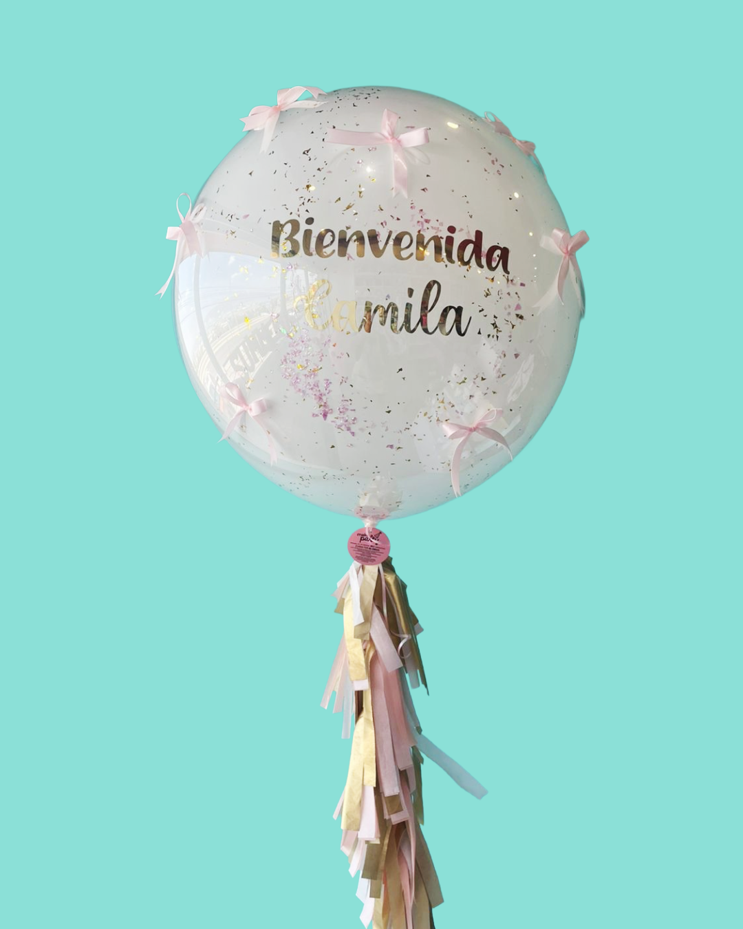 Burbuja Moñitos Blanca